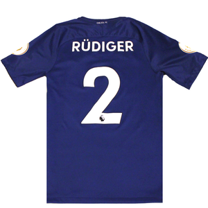 Chelsea 2017-18 Home Football Shirt Antonio Rudiger Small