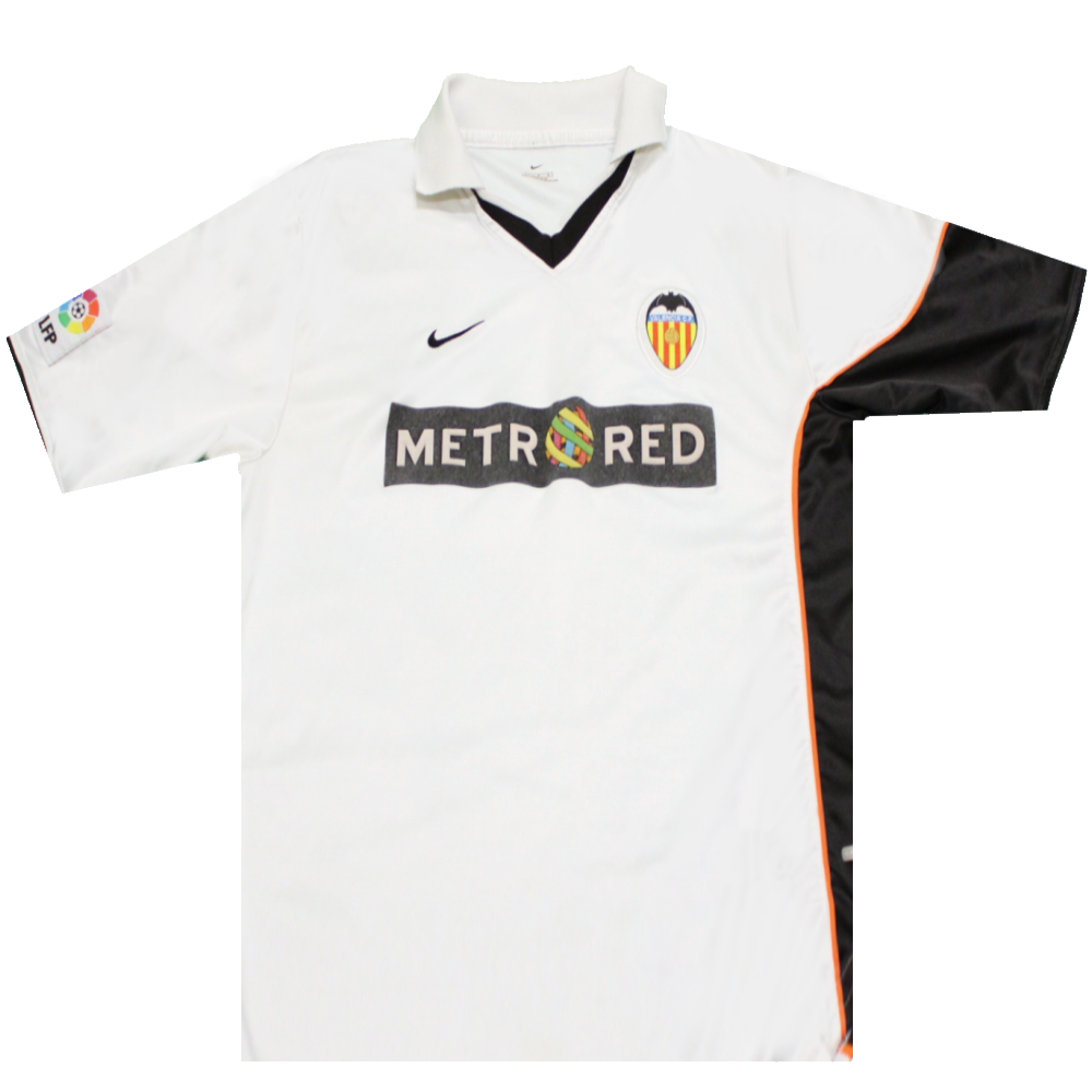 Valencia 2001-2002 Home Football Shirt 